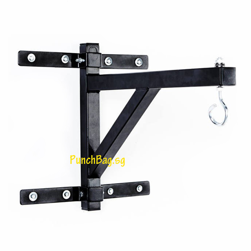 WM-40 steel punch bag wall mount bracket, showing the mounting plate and support arm